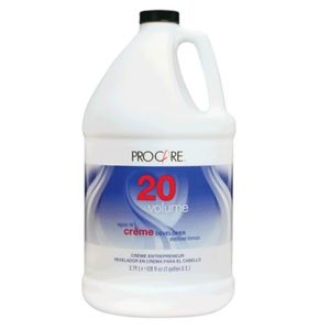Procare 20 volume crème developer gallon 128 oz
